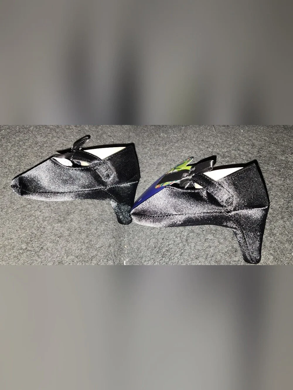 Baby Black Heels 3/6months New Girl